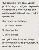 Load image into Gallery viewer, Bold By Nature Variety Box 18lbs (8oz, 36 patties)