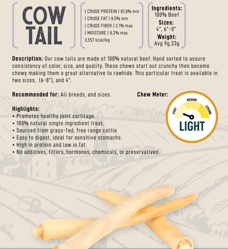 Cow Tails 6 ct