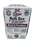 Load image into Gallery viewer, OC Raw Beef & Produce 18lb