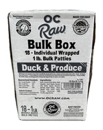 Load image into Gallery viewer, OC Raw Duck & Produce 18lb