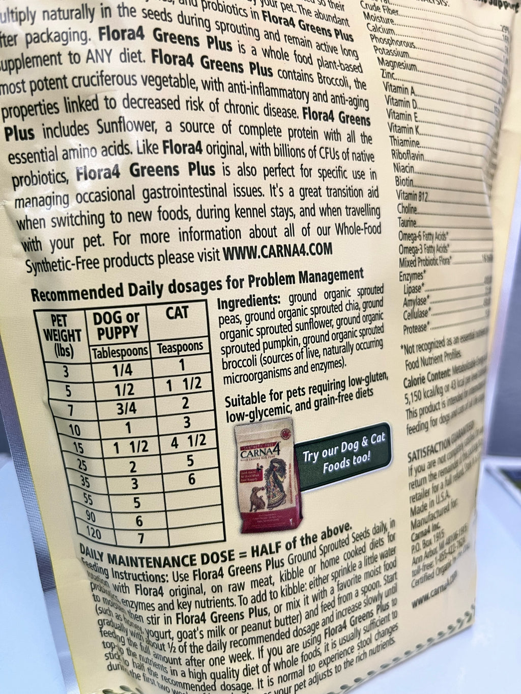 Flora4 Ground Sprouted Seeds Dogs and Cats (18oz Bag)