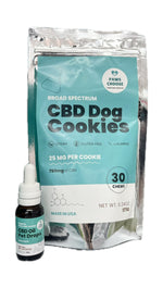 Load image into Gallery viewer, CBD Cookies (30 count) & 1oz Drops Bundle Bacon Flavor