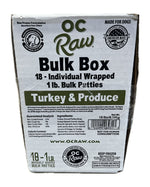 Load image into Gallery viewer, OC Raw Turkey & Produce 18lb
