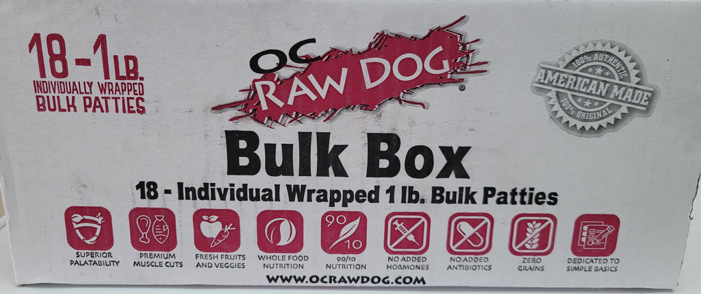OC Raw Beef Box - Paws Choose Us