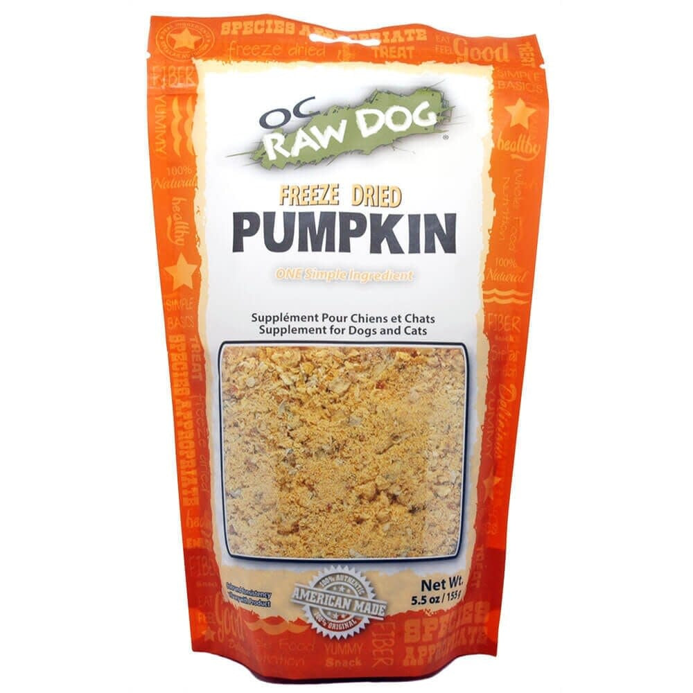 OC Raw Freeze Dried Pumpkin - Paws Choose Us