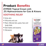 Load image into Gallery viewer, ZYMOX Enzymatic Topical Cream with .5% Hydrocortisone for Cats &amp; Kittens
