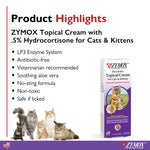 Load image into Gallery viewer, ZYMOX Enzymatic Topical Cream with .5% Hydrocortisone for Cats &amp; Kittens

