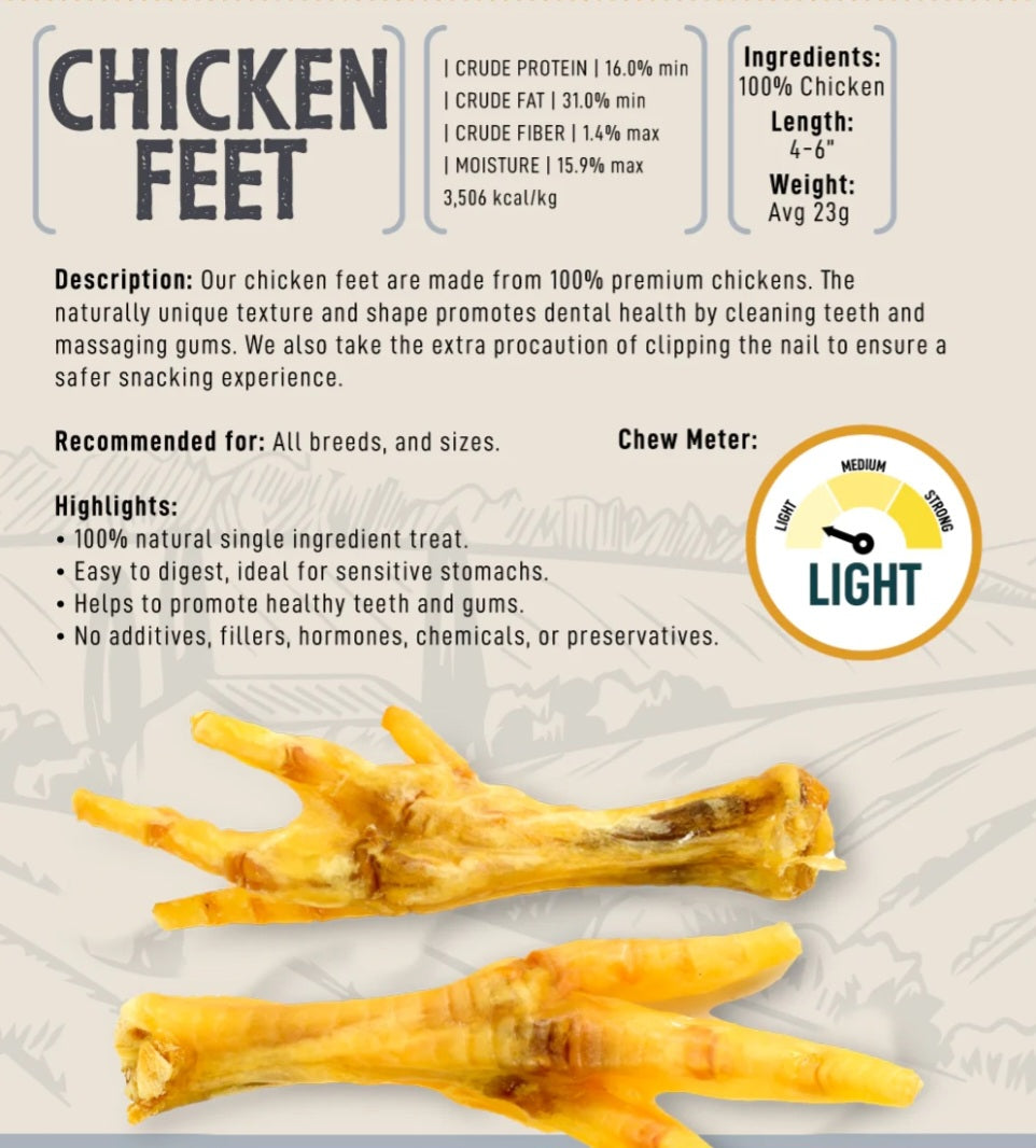 Chicken Feet 60 count