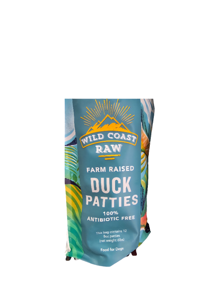 Wild Coast Farm Raised Duck 6lb Patties