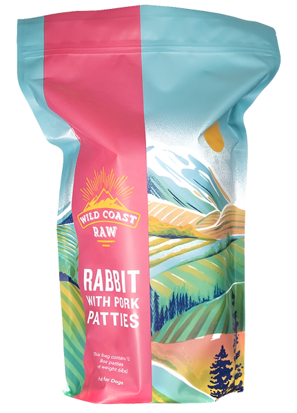 Wild Coast Rabbit and Pork 6lb Patties