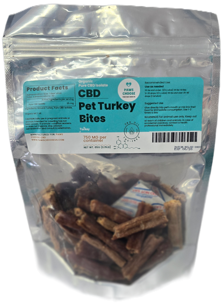 Turkey CBD Bites 750mg