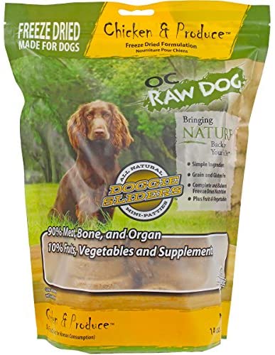 OC Raw Freeze Dried Chicken and Produce 14oz - Paws Choose Us