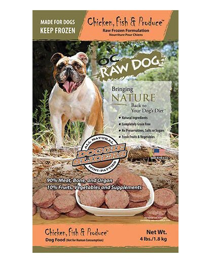 Oc Raw Beef and Produce 4lbs - Paws Choose Us